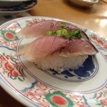 廻鮮寿司 塩釜港 - 近海サバ（塩釜産）280円