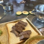 鉄板焼ステーキ 一ッ葉ミヤチク - 