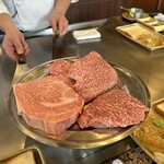 鉄板焼ステーキ 一ッ葉ミヤチク - 