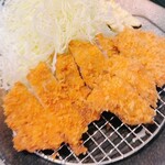 ゆうたく - ろーす・ひれかつ(ライス小盛、キャベツ普通)