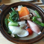 FARMER’S TABLE Grill & Steam - 海鮮ガーリックソテー