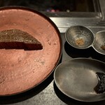 北海道焼肉 北うし - シャトーブリアン　三種のソース