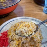 らーめん まるふじ - セットの半チャーハン