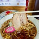 らーめん まるふじ - あおり正油らーめん チャーハンセット