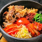 焼肉酒場蜂ヤ - コウネ鉄焼ビビンバ