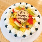 フルーツたっぷりショートケーキ 直径15cm