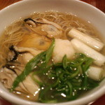 ひろしま 蕎麦人 - 季節限定の牡蠣南蛮１３４０円、26.11.1