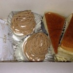 紅梅堂 - モンブラン280円、チーズケーキ250円
