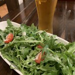 ピッツェリアマッシモ - ルッコラのサラダ