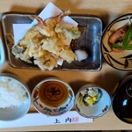 日生割烹 上内 - 天麩羅定食