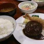 2014/10/25ハンバーグえびフライ