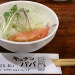 2014/10/25共通のサラダ