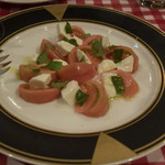 トラットリア チンチン - フルーツトマトのカプレーゼ