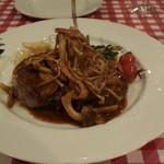 子羊のキノコソース