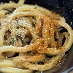 武蔵野うどん 五六 - すりごま、七味唐辛子