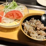 神戸鉄板 長田いっしん - 冷やしトマト / ぼっかけ