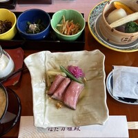 札幌 なだ万雅殿 - 匠の朝食¥3,800冷製ローストビーフ