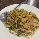 中国厨房 祝 - 豚肉とピーマンの炒め物