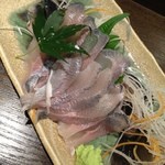 小川の魚 - イワナのお刺身