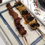 小川の魚 - 一口蒲焼き　肝焼き