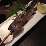 小川の魚 - イワナの塩焼き