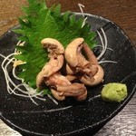 小川の魚 - 2014年8月→　肝刺し