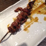 小川の魚 - 肝焼き