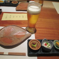 焼鳥YAMATO - 先ずはBEERとお通し