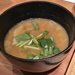 とんかつ乃ぐち - 赤みそ豚汁