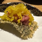 中目黒いぐち 上ル - とろたくカナッペ