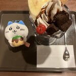 サンマルクカフェ - 料理写真:チョコケーキとバナナのチョコレートパフェ。