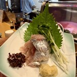 おはし - いわしの刺身