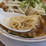 京都北白川ラーメン魁力屋 - 麺はこんな感じ