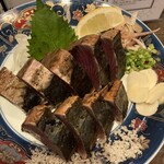 牡蠣と燻屋かつを - カツオ塩タタキ　全体