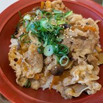 すき家 - プルコギ牛カルビ丼、アップ
