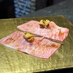 PONGA PREMIUM - サーロイン握り(雲丹のせ)