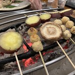 ひな鳥山 - 野菜やつくね）