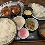 ももどり駅前食堂 - ももどり定食です。（2025年10月）