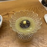 鮨おばな - ナスのスリ流し