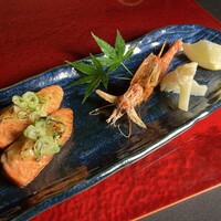  秋鮭の柚子味噌焼き 