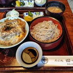 田中家 - カツ丼定食 ¥1,100