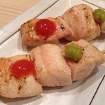 和鶏屋 - H.26.11.1.夜 ささみ梅わさ @140円