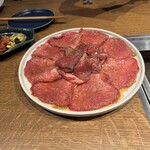 焼肉 Bovin d’Or - 熟成牛タンの3種の盛り合わせ