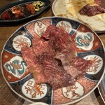 焼肉 Bovin d’Or - ハラミの豪華3種盛り合わせ