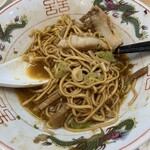 ラーメンにっこう - スープ投入