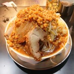 オノ二郎 - オノ二郎(並) 野菜マシ,アブラマシ,にんにくマシ (税込)1,100円 ※角度を変えて (2025.09.30)