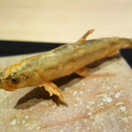 神保町 傳 - ししゃも揚げ