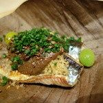 神保町 傳 - 秋刀魚　肝ソース