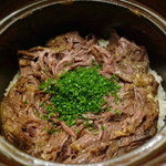 神保町 傳 - 和牛の炊き込みご飯