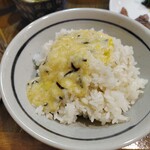 たん焼専門店 高甲 - 『たん焼 夜定食』2,700円　とろろご飯